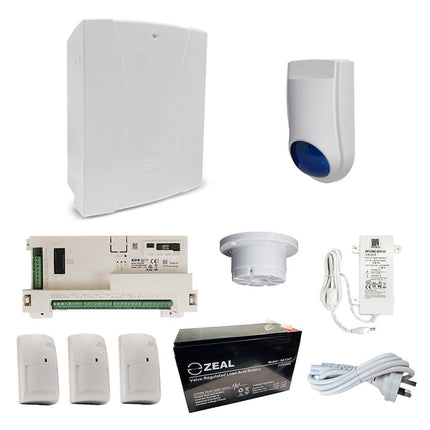 [RKLSP14A] RISCO LightSYS+ Alarm Kit with 3x DigiSense Pet Friendly PIR Detectors and Accessory Kit
