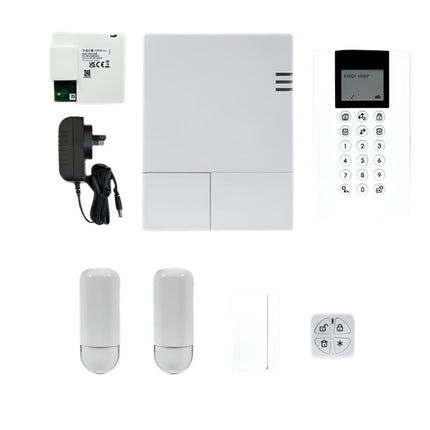 [RKWCPSK01] RISCO WiComm Pro Wi-Fi Alarm Kit with 2x Wireless Piccolo Pet Friendly Detectors Wireless Reed Switch Wireless Keypad and Panda Keyfob