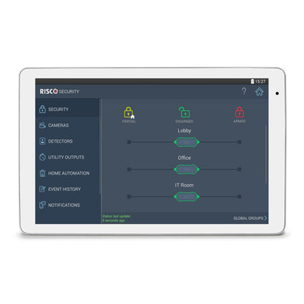 [RP432KPT000A] RISCO RisControl 8" Touchscreen Keypad Suits LightSYS+ and LightSYS2