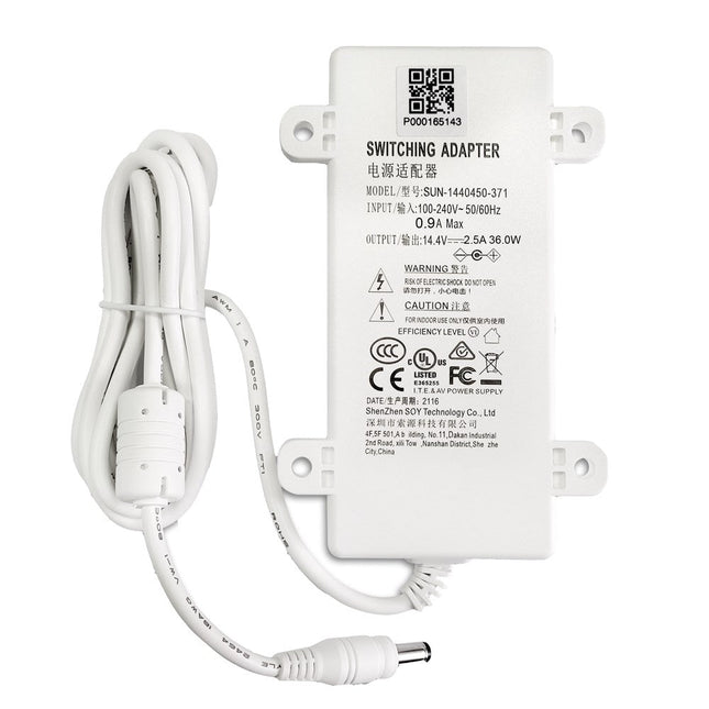 [RP432PS25NCA] RISCO 14.4VDC 2.5Amp Power Supply Requires 1CB6154 Kettle Cord