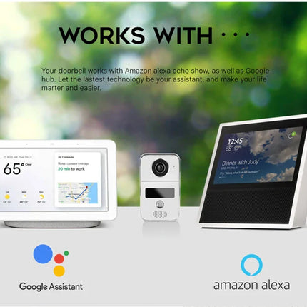 [TUYA Smart Home] 1080P FHD Wireless WIFI Outdoor Security Doorbell Door Control With 10 inch Indoor Monitor