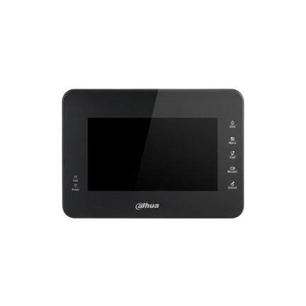 [DHI-VTH1560B] Dahua IP Indoor 7 inch Residential / Apartment Intercom Touch Screen Monitor Black Requires VTNS1060AA or 12VDC Connection