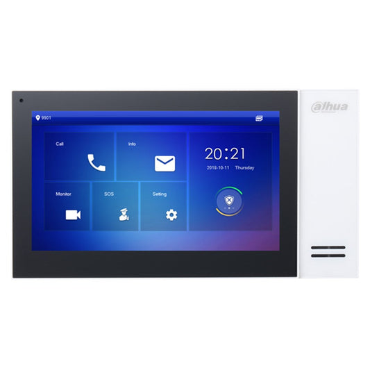[DHI-VTH2421FW-P] Dahua IP Indoor 7 inch Residential / Apartment Intercom Touch Screen Monitor White