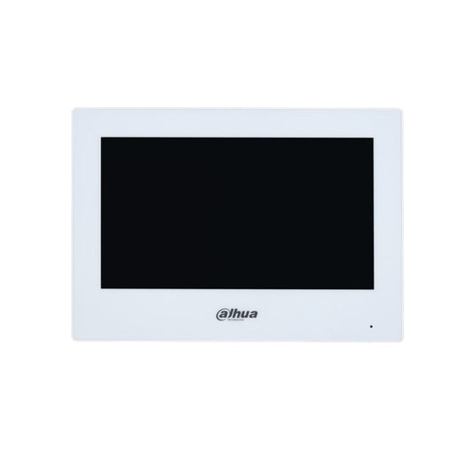 [DHI-VTH2622GW-W] Dahua 2-Wire WiFi 7inch Residential Intercom Touch Screen Monitor White