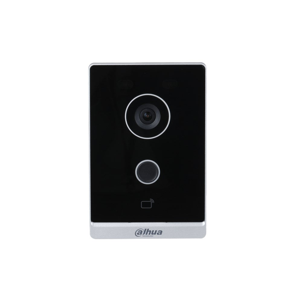 [DHI-VTO2211G-P] Dahua Ip Villa O / Door Station Black / Silver 2Mp Call / Card Unlock Poe Surface 3Yr