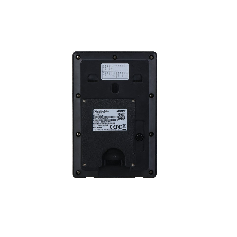 [DHI-VTO2211G-P] Dahua Ip Villa O / Door Station Black / Silver 2Mp Call / Card Unlock Poe Surface 3Yr