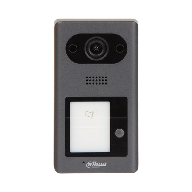 [DHI-VTO3211D-P-S1] Dahua IP Video 1 Button Black Residential Intercom Door Station with 2MP Camera and Card Reader IP65 IK08