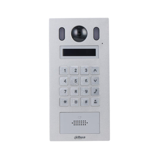[DHI-VTO6221E-P] Dahua IP Video Silver Apartment Intercom Door Station with 2MP Camera IP65 IK08
