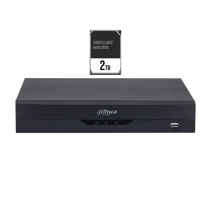 [XVR5108HS-4KL-I3/2TB] Dahua WizSense Series Penta-Brid 8 Channel XVR 1 HDD Bay installed with 2TB HDD