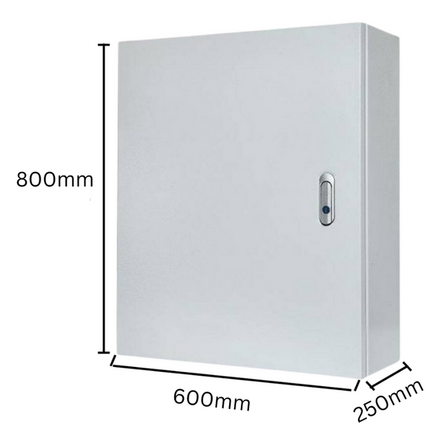 Extra Large Size Electrical Enclosure CCTV/Alarm Security Equipment Lockable Safe Metal Box Wall Mount - Polar Tech Australia