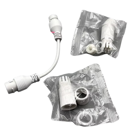 Waterproof Heavy Duty RJ45 PoE Ethernet Cable Extender Joint With Wire Connects CCTV Camera - Polar Tech Australia