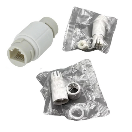 Waterproof Heavy Duty RJ45 Ethernet PoE Cable Extender Joint Connects CCTV Camera - Polar Tech Australia