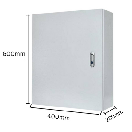 Electrical Enclosure CCTV/Alarm Security Equipment Lockable Safe Metal Box Wall Mount - Polar Tech Australia
