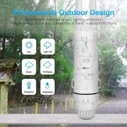 WAVLINK AC600 Dual Band Outdoor Wi-Fi Range Extender Antenna Access Point - Polar Tech Australia