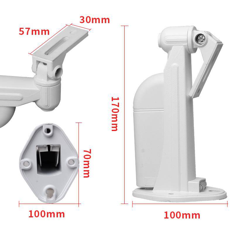 [Aluminium][306] Universal CCTV Bullet Camera Wall or Ceiling Mount Bracket Holder - Polar Tech Australia