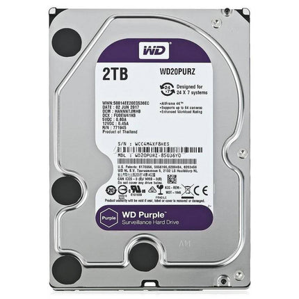 Western Digital WD 2TB Purple Surveillance Hard Drive - Polar Tech Australia